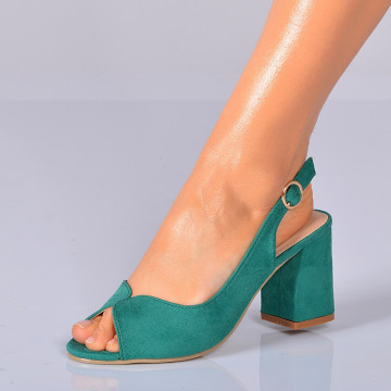 Sandale Dama Cu Toc Anelys Negre- Need 4 Shoes