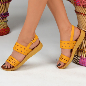 Sandale dama Fia Yellow - Need 4 Shoes
