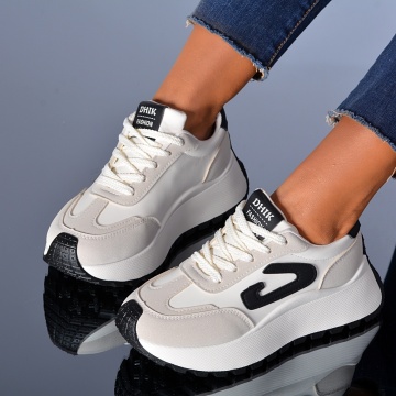 Adidasi Dama Indy Alb/Negru- Need 4 Shoes