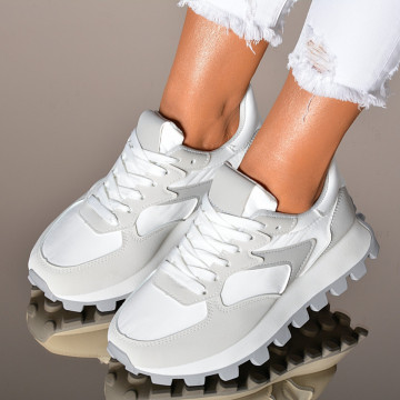 Adidasi Dama Kriss Albi- Need 4 Shoes