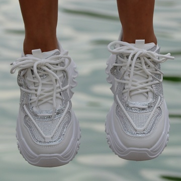Adidasi Dama Palmer 3 Albi- Need 4 Shoes