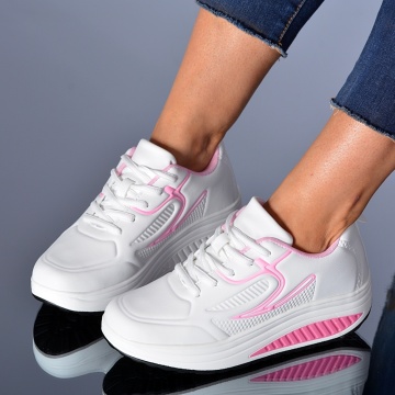 Adidasi Dama Zena 26 Alb/Roz- Need 4 Shoes