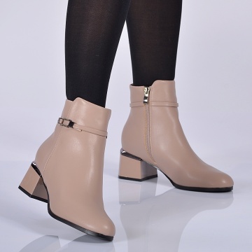 Botine Cristall Bej