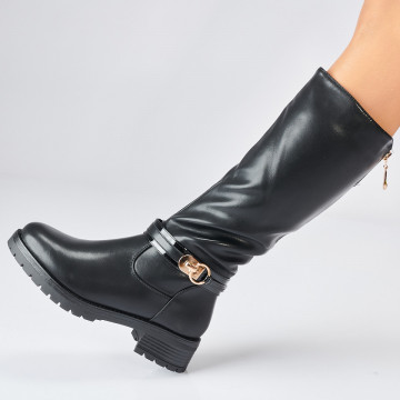 Cizme Dama Imblanite Ryu  Negre - Need 4 Shoes