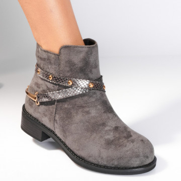 Ghete Dama Casual Camelia Gri-Need 4 Shoes