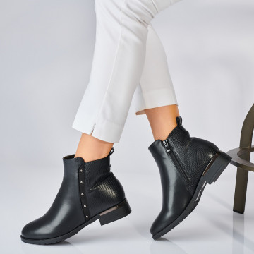 Ghete Dama Casual Miko Negre - Need 4 Shoes