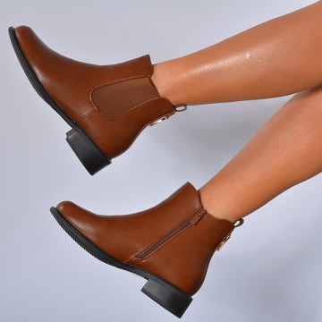 Ghete Dama Imblanite Elenora Camel- Need 4 Shoes