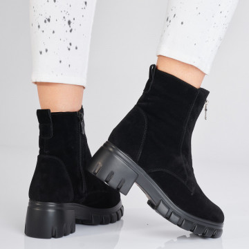 Ghete Dama Imblanite Prya Negre-Need 4 Shoes