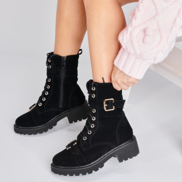 Ghete Dama Imblanite Sugar 2 Negre-Need 4 Shoes
