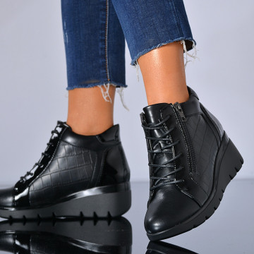 Ghete Dama Larya Negre - Need 4 Shoes