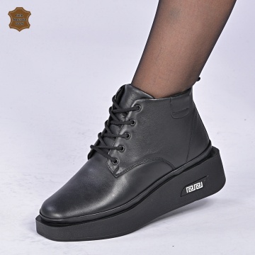Ghete Dama Piele Naturala Bahar Negre