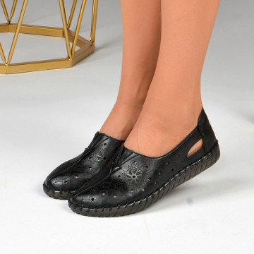 Pantofi Casual Dama Eva 4 Negre