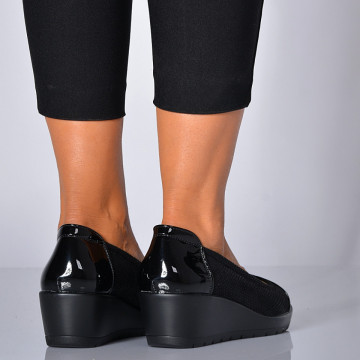 Pantofi Cu Platforma Narelia Negri - Need 4 Shoes