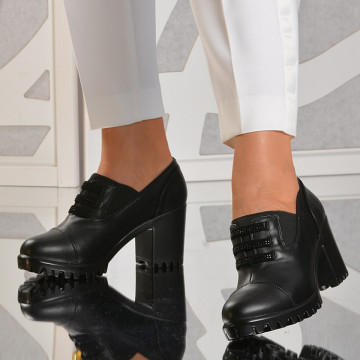 Pantofi Cu Toc Dama Atlas 3 Negri- Need 4 Shoes