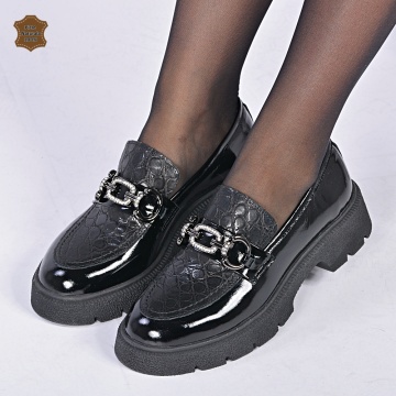 Pantofi Dama Piele Naturala Zayla 2 Negri