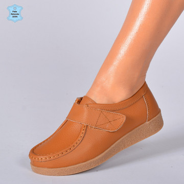 Pantofi Dama Piele Naturala Zora 4 Camel- Need 4 Shoes