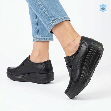 Pantofi Dama Piele Naturala Zuma Negri