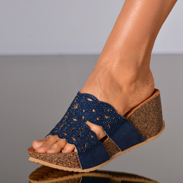 Papuci dama Deria Navy- Need 4 Shoes