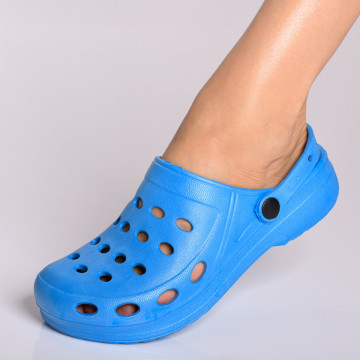 Papuci Dama Domino Albastri- Need 4 Shoes