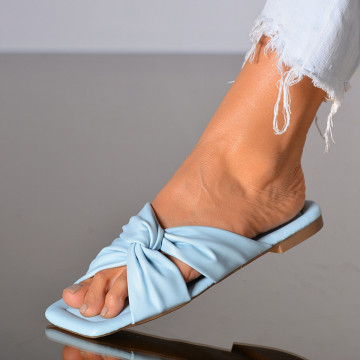 Papuci dama Hilary Albastri- Need 4 Shoes