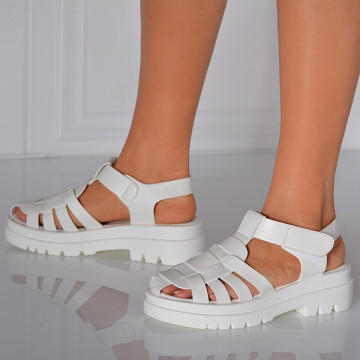 Sandale Dama Harmony Albe- Need 4 Shoes