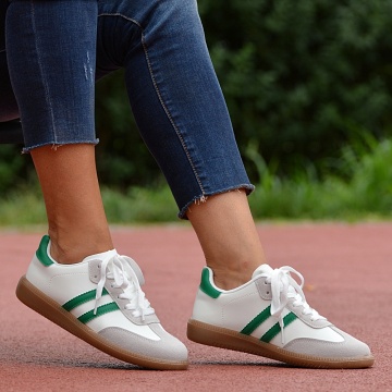 Adidasi Dama Simba Alb/Verde- Need 4 Shoes