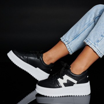 Adidasi Dama Toty Negru/Alb- Need 4 Shoes