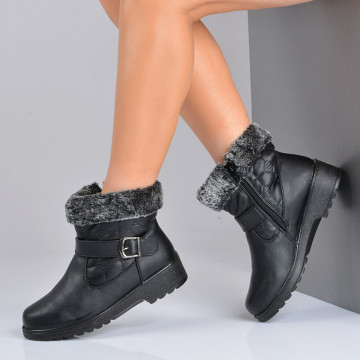 Cizme Dama Imblanite Nevin 2 Negre - Need 4 Shoes