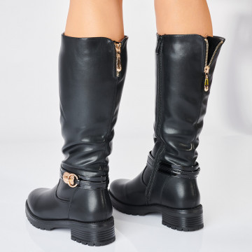 Cizme Dama Imblanite Ryu  Negre - Need 4 Shoes