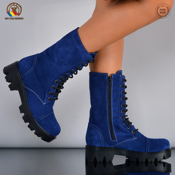 Cizme Dama Piele Naturala Maryn 2 Navy- Need 4 Shoes