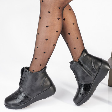 Ghete Dama Imblanite Hilda 9 Negre- Need 4 Shoes