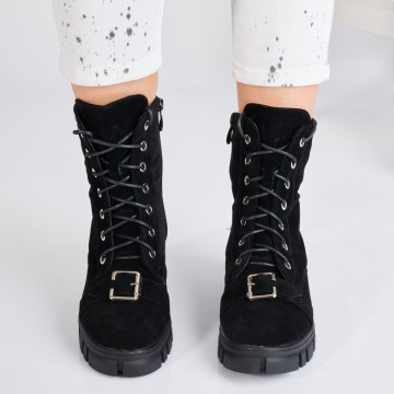 Ghete Dama Imblanite Ludres 2 Negre-Need 4 Shoes