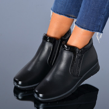 Ghete Dama Imblanite Marvina 2 Negre - Need 4 Shoes