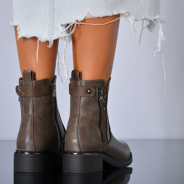 Ghete Dama Imblanite Milena Gri- Need 4 Shoes