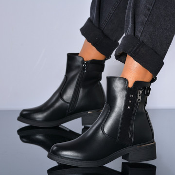 Ghete Dama Imblanite Milena Negre - Need 4 Shoes