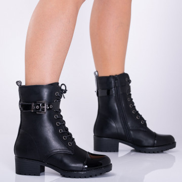 Ghete Dama Imblanite Roxett Negre - Need 4 Shoes