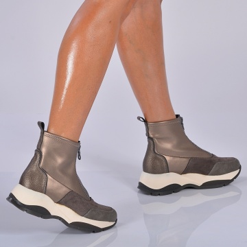 Ghete Dama Iony  Gri- Need 4 Shoes