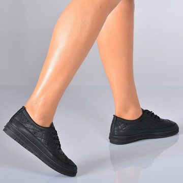 Pantofi Casual Dama Nevyn 2 Negri- Need 4 Shoes