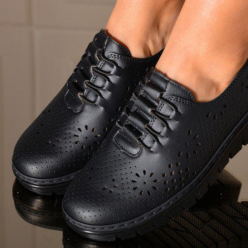 Pantofi Cu Platforma Siena Negri- Need 4 Shoes