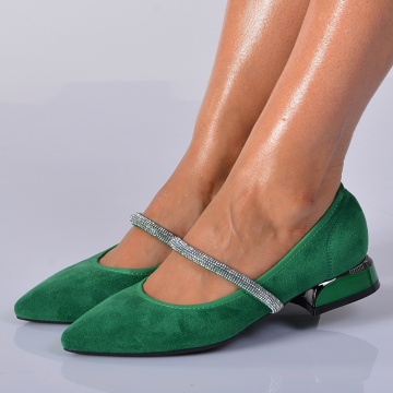 Pantofi Cu Toc Dama Flavy 2 Verzi- Need 4 Shoes