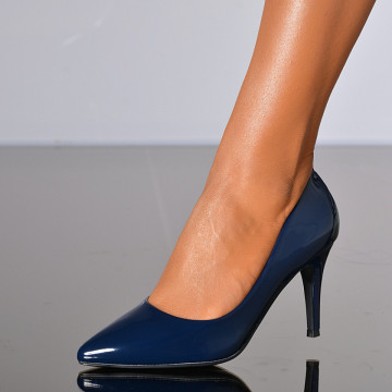Pantofi Cu Toc Dama Karla Navy- Need 4 Shoes
