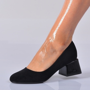 Pantofi Cu Toc Dama Senna Negri- Need 4 Shoes