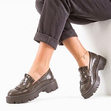 Pantofi Dama Casual Erica Khaki
