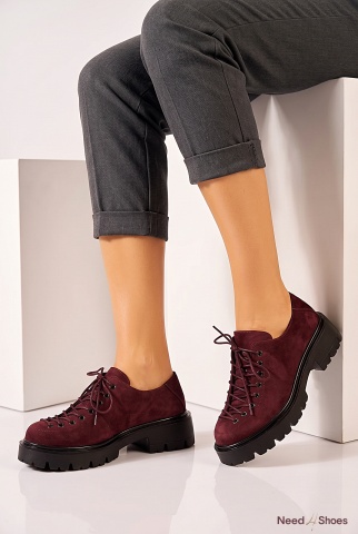 Pantofi Dama Casual Mirana 2 Bordo