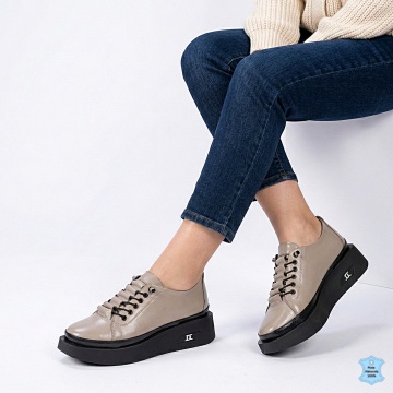Pantofi Dama Piele Naturala Korey Nude