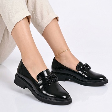 Pantofi Dama Piele Naturala Lissa 2 Negri
