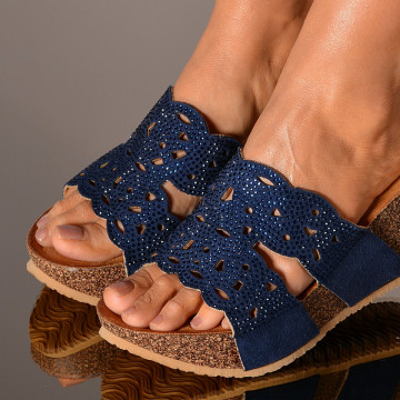 Papuci dama Deria Navy- Need 4 Shoes