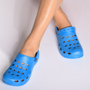 Papuci Dama Domino Albastri- Need 4 Shoes