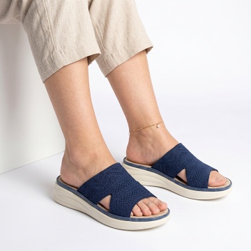 Papuci Dama Riga Navy