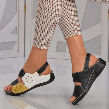 Sandale dama Esra Negre - Need 4 Shoes